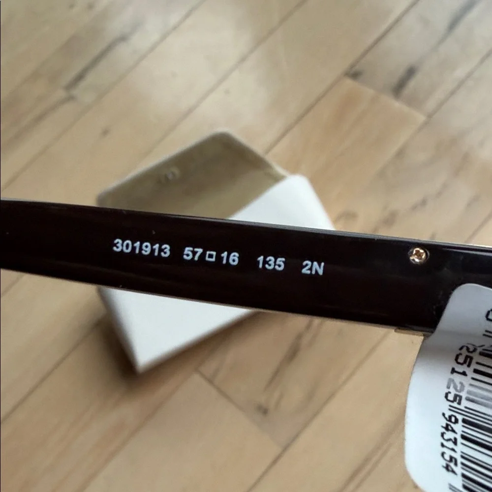 Michael Kors Cuiaba MK6013 Dark Tortoise Sunglasses Oversized 301913 57mm NEW - Picture 5 of 10